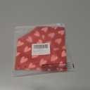 Dog Bandanas for Boys and Girls, Dog Birthday Bandana - Handmade Premium Quality Adjustable Neck Scarf for Medium & Large Breed Dogs(Red Valentine's Day)