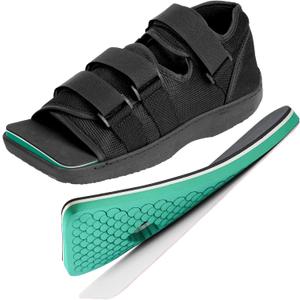 Estinko Post Op Shoe, Medical Post Op Recovery Shoe for Post Surgery or Operation Foot Support, Broken Foot or Toe, Fracture or Ulcer with Decompression Insole for Diabetic 1 PC, S, Male Size 6.5-8, Female Size 8-9.5