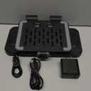 30W Wireless Charger for Samsung/Android Mag-Safe Charging Station with Clock/Light for Samsung S25/S24/S23 Ultra/Buds, for iPad/Tablet Stand, Watch Charger Only for Galaxy Watch 7/6/5,Carbon Black