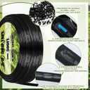 Tondiamo 1000 ft 5/8 Inch Drip Tape Irrigation Tubing Kit 16 Mil 6 Spacing Hose Garden Landscape Irrigation System Automatic Equipment for Farms