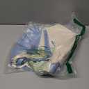 Hohopeti Adult Water Float Ring Striped Inflatable Swim Ring with Double Handles Lightweight Pool Float for Summer Swimming and Outdoor Beach Fun