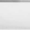 Pinnacle Systems 47" x 27" Metal Replacement Dog Crate Pan Chew Proof Crack Proof Pet Kennel Tray Central Dog Training Crate Pan Pet Supplies, Stainless Steel, 1" H