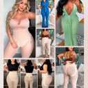 SHAPELLX Shapewear for Women Capris Leggings Tummy Control Underwear High Waist Body Shaper Butt Lifting Panties, XL