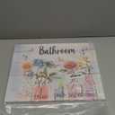 Farmhouse Bathroom Flower Canvas Wall Art Relax Soak Relaxation Wall Decor Picture Dragonfly Floral Poster Prints for Bathroom Decoration Ready To Hang