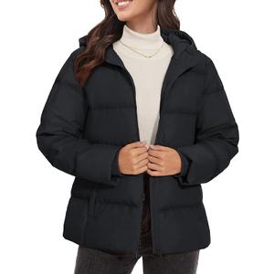 MOERDENG Women's Waterproof Ski Jacket Warm Winter Coat Hooded Snowboarding Jacket Snow Coat L