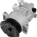 ECCPP A/C Compressor with Clutch 2007-2008 Fit for Dodge Caliber 1.8L 2.0L 2.4L 2007-2008 Fit for Jeep Patriot Compass 2.0L 2.4L AC Compressor (97395)