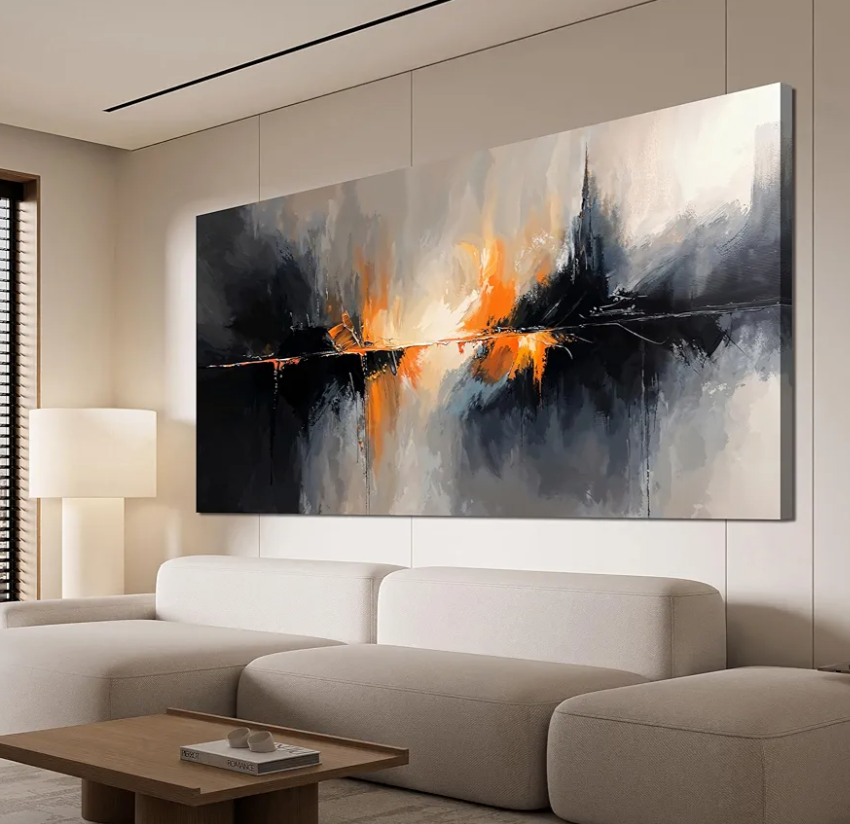 Canvas Wall Art Decor Wall Art Pictures for Living Room Black and White Wall Art Prints Abstract Canvas Art Wall Decor Modern Abstract Wall Art Artwork for Walls Bedroom Office Decor 20" X 40"