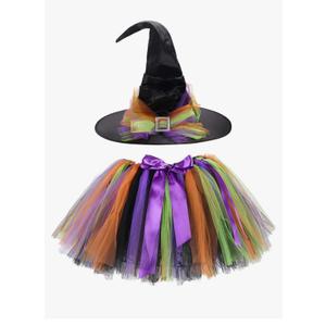 Tutu Dreams Halloween Witch Tutu Outfit for Women Free Size Halloween Party Dress Up