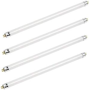 Bluex Bulbs 4 Pack F16T4/830 16W 17 Inch T4  Fluorescent Tube Light Bulb 3000K Warm White Mini Bi-Pin (G5) Base Straight Tube Light Bulb