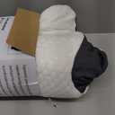 CHxxy Memory Foam Pillows, Cervical Pillow for Neck and Shoulder Pain Relief, Ergonomic Contour Bed Pillow, Soft for Side Sleep Stomach Sleeping and Back Sleeper (Queen Size-24.8''Lx14.96''Wx5.78''H, Dark Grey)