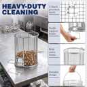 1/4″ Mesh 5 Gallon Stainless Steel Parts Wash Strainer Basket, 1 Pcs