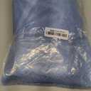 Newbridge Thanksgiving Holiday Fabric Round Tablecloth, 70 Inch, Provence Lattice Cutwork Solid Color Textured, Water and Stain Resistant Easy Care Fabric Table Cloth for Parties, Wedgewood Blue