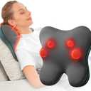 BOB AND BRAD Back Massager with Heat FSA Eligible/HSA Eligible, EZBack Corded Back Massager for Pain Relief Deep Tissue, Shiatsu Back and Neck Massage Pillow, Soothing Full-Body Relief for Women Men