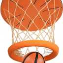 Hanging Indoor Ceiling Basketball Hoop - Mini Ceiling Mounted Sports Swish Hoop