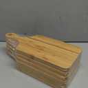 Lounsweer 6 Pcs Thicken Cutting Board Bulk Wood Board for Chopping Serving Charcuterie Material for Laser Engraving Mother' Day Wedding Housewarming Gift (13 x 7 inches)