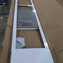 PetSafe Sliding Glass Pet Door - No-Cut DIY Install Doggy Door for Renters - Aluminum Frame - Adjustable Height 91 7/16" to 96" - Ideal for Medium Dogs Up to 40 lb - White