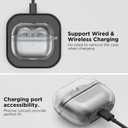 Samsung Galaxy Buds 3 Case Cover with Cleaner Kit, Soft Silicone Protective Case for Galaxy Buds 3 Pro, Accessories with Keychain (Clear)