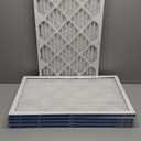 Aerostar 16x25x1 MERV 8 - 6 Count - High Efficiency Pleated HVAC, Furnace & Air Conditioner Filters - Removes Dust, Lint, Mold & Allergy-Causing Pollen