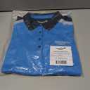 LULY YANG DSP Women's Active Polo - Long Sleeve (Blue, L)