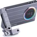 Godox M1 RGB LED Full Color Video Light, Pocket Size RGB Mini Video Light13W 2500k-8500k Adjustable, CRI97 TLCT97, Music Beats Light Function and 40 FX Lighting Effects with Aluminum Alloy Shell(Gray)