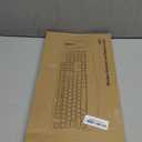 Wireless Keyboard and Mouse Combo, EDJO 2.4G Full-Sized Ergonomic Computer Keyboard with Wrist Rest and 3 Level DPI Adjustable Wireless Mouse for Windows, Mac OS Desktop/Laptop/PC (Black)