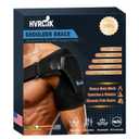 Shoulder Brace for Men & Women - Adjustable Shoulder Compression Sleeve with Y-shaped Compression Strap - Medium Shoulder Support & Pain Relief - Universal for left & Right Shoulders, L