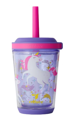 Reduce 12oz Cartwheel Straw Cup Unicorn Magic