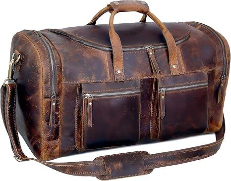 20" Vintage Duffel Classic Style with Modern Outlook Retro Thick Full Grain Cowhide Handmade Airplane Underseat Carry On Bags Leather Gym Overnight Luggage Bag 20" Vintage Duffel Classic Style with Modern Outlook Retro Thick Full Grain Cowhide Handmade Airplane Underseat Carry On Bags Leather Gym Overnight Luggage Bag