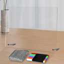 Acrylic Dry Erase Board to Do List Desktop Clear Memo Note Board, 9x13 Tabletop Whiteboard with Stand for Office, Home, School, Includes 6 Dry Erase Markers