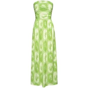 GRACE KARIN Women Strapless Dress Casual Loose Ruched Long Maxi Dress with Size large