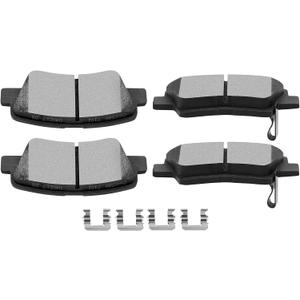 Ceramic Brake Pads Kits,SCITOO 4pcs Rear Brakes Pads Set fit for 2012-2017 for Hyundai Azera,2009-2015 for Hyundai Sonata,2011-2016 for Kia Optima