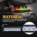 Xprite 36" Offroad Rear Chase LED Strobe Light Bar, All in One w/Turn Signal Brake Reverse Lightbar for Can-Am, ATV, UTV, Yamaha, Side by Side and Off Road Vehicles