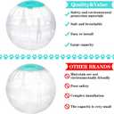 2 Pieces Hamster Ball Hamster Exercise Ball 5.7 Inch Guinea Pigs Running Balls Transparent Plastic Hamsters Wheel for Mini Dwarf Rabbits Small Pets to Reduce Boredom and Increase Activity