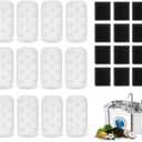 Cat Water Fountain 24 Pack Replacement Filters/Sponges (12+12) - Rectangle