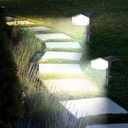 Bright Solar Spot Lights Outdoor 2 Modes Solar Outdoor Lights,Waterproof Solar Lights Outdoor,LED Garden Landscape Spotlights for Yard Pathway Driveway Walkway Wall 4 Pack Cool White