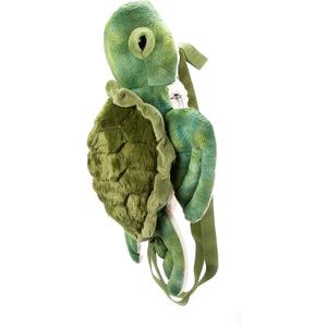 Turtle Stuffed Animal Plushie Backpack, Gifts for Kids, Sealife Animal Toy, Green Sea Turtle Plush Toy Book Bag