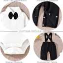 Baby Boy Gentleman Outfit (Black, 60)