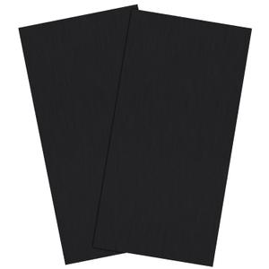 2Pack Anodized Aluminum Sheet 6 x 12 x 1/16(0.06") Inch Black Anodized Aluminum Metal Plates Engraving Blanks for Laser Engraving, DIY, 1.5MM Thin Decorative Aluminum Metal Sheets for Crafting (6"x12"x1/16", Black)