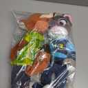 2 Pcs Judy Rabbit & Nick Fox Plush Toys Gifts for Friends Family Kids Christmas Halloween Chidlren Day Gifts