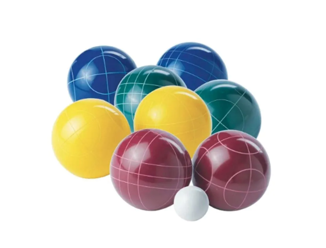 Franklin Sports Bocce Ball Set — 8 All Weather Bocce Balls and 1 Pallino — Beach, Backyard Lawn or Outdoor Party Game — Professional, American, and Starter Set Options
