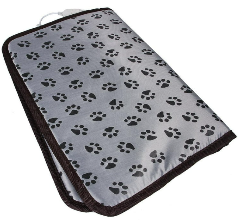 Pet Heating Pad for Cats Dogs with Timer Temperature Adjustable, Electric Heating Mat Indoor, Adjustable Warming Mat, Waterproof Heated Bed with Chew Resistant Steel CordPet Heated Mat (47.0"L x 30.0"W x 0.5"Th, Grey)