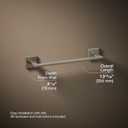 Kohler 23286-BN Square 12" Towel bar, Vibrant Brushed Nickel