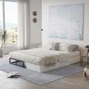 Full Box Spring 5" Low Profile Heavy Duty Metal Frame Mattress Foundation Boxspring, Quiet Noise-Free,Easy Assembly