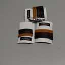 Large Medium Small Plastic Dome Styling Hair Barrettes Clips - Decorative Clamps For Half Updo & Ponytail - For Girls, Women with Very Thick Thin & Medium Hair - 18 Pcs (GPL5) Made in Korea