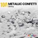 Confetti Cannon Party Poppers Shooters,(6 pack) YESHOW Confetti Blaster Silver Metallic for Birthday Graduation Wedding Christmas New Years Eve