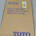 TOTO SoftClose Slow Close Elongated Toilet Seat and Lid, Cotton White - SS124#01