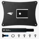 License Plate Relocation Kit, Fits For Subaru WRX 2022+/Crosstrek 2018+, Mounts to OEM Front Tow Hook, Avoid Drilling Holes in The Front Bumper, Includes All Necessary Hardware for Installation