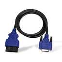 Lmkai 493113 16-Pin OBD2 Diagnostic Cable Adapter, Compatible with Nexiq USB Link 2 and 3 for J1962 Vehicles, Compatible with Ford, GM, Dodge, Volvo, Mack, Isuzu, Hino