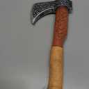 LarpGears Foam Viking Fake Axe for Halloween Costume Cosplay and Battle Game Classical Color 14 inches