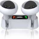Charging Dock for Oculus Quest 2 Controllers, VR Accessories Charger Station with 2 Rechargeable Batteries, Fast Charging Station Set with Type-C Charging Cable